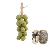 Savon de lavage fait à la main en forme de raisin naturel à la glycérine et aux plantes, savon doux avec boîte de nettoyage du corps pour le visage fournitures suspendues