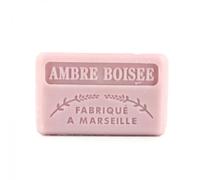Savon de Marseille 125 grs Enrichi beurre de Karité BIO (ambre-boisee)