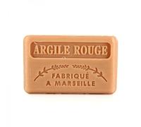 Savon de Marseille 125 grs Enrichi beurre de Karité BIO (argile-rouge)
