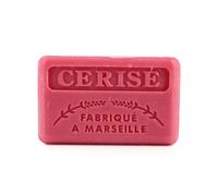 Savon de Marseille 125 grs Enrichi beurre de Karité BIO (cerise)