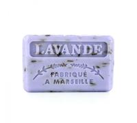 Savon de Marseille 125 grs Enrichi beurre de Karité BIO (lavande-fleurs)