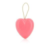 Savon de Marseille cœur rouge avec corde-savon artisanal au beurre de karité bio 95g