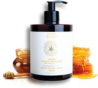 Savon De Marseille Liquide Miel-Savon Liquide Mains Exfoliant & Hydratant-Huile De Coco,Extrait De Miel Bio-97% D'ingrédients Naturels-Savon Main Fabriqué En France-500ml