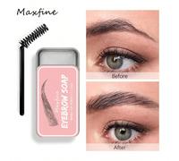 Savon de mise en forme des sourcils transparent - Cire à sourcils naturelle longue durée, gel rafraîchissant incolore pour la mise en forme des sourcils, crème de mise en forme des sourcils, kit de sa