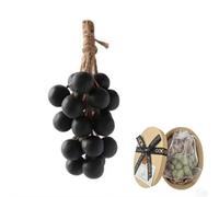 Savon de raisin fait à la main sur cordes, savon de bain pour le visage et le corps, savon doux naturel avec boîte, décoration d'intérieur, cadeau pour homme et femme, à suspendre pour cuisine ou