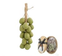 Savon de raisin fait à la main sur cordes, savon de bain pour le visage et le corps, savon doux naturel avec boîte, décoration d'intérieur, cadeau pour homme et femme, à suspendre pour cuisine ou