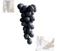 Savon de raisin pour lavage du visage,savon de raisin sur une corde,savons artisanaux à froid naturel, pour hommes Femmes Hand, visage, bain du corps ， Décor exquis et choix de cadeaux,Black