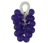 Savon de raisin sur une corde | Gala de raisin violet Fun Soaps | Barre de savon de lavage à main 130g de raisins de 130g | Nettoyeur de mousse parfumé hydratant pour la peau sèche pour le visage de l