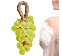 Savon De Raisin Sur Une Corde, Savon Naturel En Forme De Grappe De Raisin En Cristal Transparent Fait À La Main, Hydratant Adapté À Un Usage Domestique Ou Au Transport En Voyage(Green Tea)