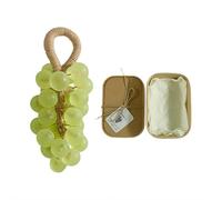 Savon de raisin sur une corde, savon nettoyant doux fait à la main, barre de bain à froid pour le lavage des mains et méthode de processus à froid, cadeau unique et décoration d'intérieur