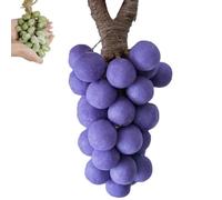 Savon de raisin une corde,savons raisins manuels naturels fabriqués main,raisins bain visage corps Savons pour douche Gift unique nouveau pour les cuisines ou les salles bains robinets,Purple