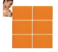 Savon déodorant naturel au kaki, savon neutralisant les odeurs à l'extrait de kaki, savon doux nettoyant en profondeur, savon hydratant pour usage quotidien, savon moussant adoucissant. (6PCS)