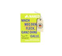 Savon détachant végétalien - Alternative au savon au fiel - Sans plastique et durable - Avec soda et écorce de savon - Détachant efficace pour les textiles, les vêtements et le linge - 100 g de savon