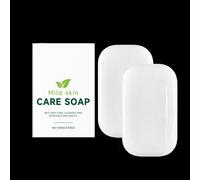 Savon doux pour la peau, naturel et non parfumé, végétalien et sans microplastique, nettoyage en profondeur pour le visage et le corps, pH neutre, sans parfum, convient pour les cheveux, le visage et