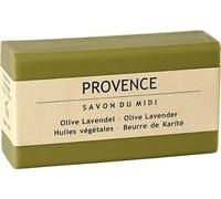 Savon Du Midi Olive-Lavande (Provence) au beurre de karité en coffret double (2x100 g)