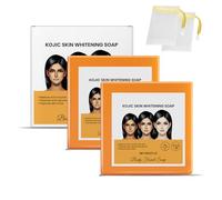 Savon éclaircissant Kojic - Pain nettoyant hydratant visage et corps 85 g, savon de voyage éclaircissant avec nettoyage des pores et soin anti-âge (2)