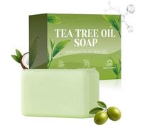 Savon en Barre à l'Arbre à Thé - 100g Nettoyant Naturel Apaisant Pour Points,Gel Douche | Pour le Corps, le Cuir Chevelu, les Pieds et la Douche, Usage Quotidien Familial