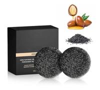 Savon en barre anti-cheveux gris, shampoing en barre noir, pour foncer les cheveux et la barbe, nettoyer en profondeur et nourrir le cuir chevelu, pour hommes et femmes,2PCS