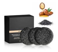 Savon en barre anti-cheveux gris, shampoing en barre noir, pour foncer les cheveux et la barbe, nettoyer en profondeur et nourrir le cuir chevelu, pour hommes et femmes,3PCS