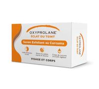 Savon Exfoliant au Curcuma OXYPROLANE® - Éclat du Teint & Unification - Visage & Corps - Peau Lumineuse, Hydratée & Douce - Fabrication Artisanale