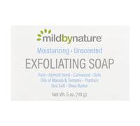 Savon exfoliant, non parfumé, 141 g Mild By Nature