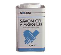 Savon gel microbilles en boite metallique 4.5 L