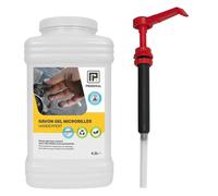 SAVON GEL MICROBILLES HANDEXPERT AVEC POMPE REUTILISABLE (BIDON DE 4,5L NET) - PRODIXAL