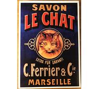 Savon Le Chat C.Ferrier & Cie MARSEILLE - 10x15cm - CARTE POSTALE