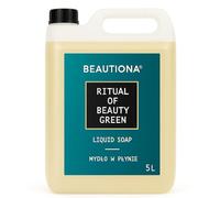 Savon liquide 5L - Recharge - Ritual of Beauty Green - Parfum floral avec thé blanc et bois de santal - Savon hydratant pour les mains pour hôtels, spa et maison