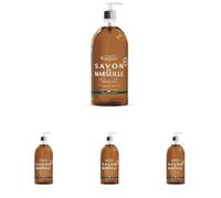 Savon liquide Beauterra Savon de Marseille Beurre de karité 1 L (Lot de 4)