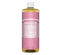 Savon liquide fleur de cerisier Dr Bronner's 945ml | Grand Format Économique, Savon Naturel Multiusage Corps, Visage et Cheveux, Parfum Floral Délicat