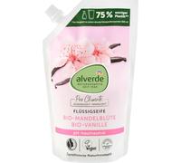Savon liquide Fleurs d’amandier & Vanille, sachet de recharge, 500 ml - Marque DM Allemagne - Compatible avec alverde-naturkosmetik - Flüssigseife Mandelblüte & Vanille, Nachfüllpack, 500 ml