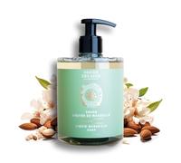 Savon Liquide Mains Amande 500ml - Savon de Marseille Liquide 97% Naturel - Nettoie en Douceur - Parfum Gourmand & Délicat - Fabriqué en France - Panier des Sens