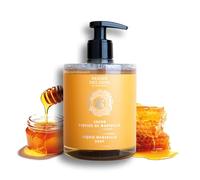 Savon Liquide Mains Miel 500ml - Savon de Marseille Liquide 97% Naturel - Nettoie en Douceur - Parfum Gourmand & Réconfortant - Fabriqué en France - Panier des Sens
