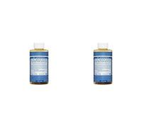 Savon liquide menthe poivrée Dr Bronner's 240 ml (Lot de 2)