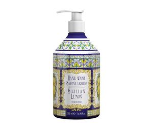 Savon liquide pour les mains Le Maioliche Citron de Sicile 500 ml