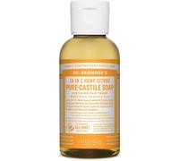 Savon Liquide Pure-Castille (Citrus,56,7 G)-Fabriqué Avec Des Huiles Biologiques,18 En 1 Utilisations : Visage,Corps,Cheveux,Linge,Animaux Et Vaisselle,Concentré,Végétalien,