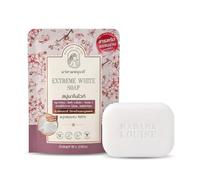 Savon Madame Louise - Prune, algue wakam, fleur cerisier, lotus, orchidée | Extreme White - Savon nettoyant visage et mains de 80 g livré avec son filet pour créer une mousse onctueuse