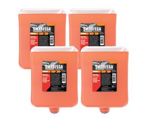 Savon mains Swarfega parfum orange 4 L, lot de 4