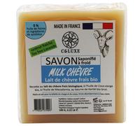 Savon Masque Lait de Chèvre Bio & Argent Colloïdal - Saponifié à Froid, Anti-Acné, Eczéma, Psoriasis, Peaux Sensibles, Hydratant & Apaisant - Soin Visage & Corps