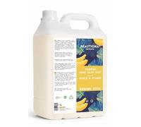 Savon mousse 5 L recharge - Savon moussant pour distributeur mousse - pH neutre avec glycérine et huile d’amande - Savon mains & corps - Parfum banane