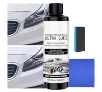 Savon Mousse Voiture | Nettoyant De Détail - Nettoyant 120ml Nettoyage Profond Élimination Des Taches,Pour Saleté Crasse Vélo Moto Meuble Véhicule Berline Pick-Up SUV Roue