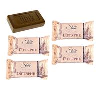 Savon naturel à l'extrait d'écorce de bouleau (4 x 140 g), savon de bouleau (sans parfum) - Savon solide pour mains et corps - Nettoyage en profondeur - Parfum traditionnel