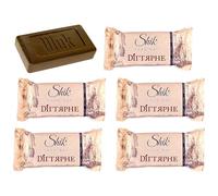 Savon naturel à l'extrait d'écorce de bouleau (5 x 140 g) Savon de bouleau (sans parfum) - Savon solide pour mains et corps - Nettoyage en profondeur - Parfum traditionnel