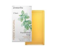 Savon Naturel à l'Huile Essentielle d'Origan - Savon Solide pour Visage, Corps, Mains et Pieds - Produit Nettoyant Thérapeutique pour Peaux Sensibles, Acné, Eczéma, Mycoses et Odeurs - Lot de 2 Savons