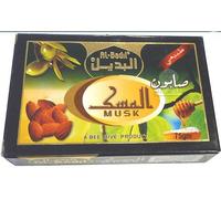 Savon Naturel Al Badil Au Parfum Musk (Miel, Huile D'olives, Amandes) 75g