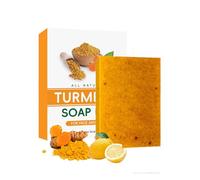 Savon naturel au curcuma, savon artisanal au curcuma pur pour le visage et le corps, correcteur d'acné, de points noirs, hydratant, efface les ridules, raffermissant, amical