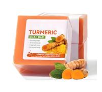 Savon naturel au curcuma, savon artisanal au curcuma pur pour le visage et le corps, correcteur d'acné, de points noirs, hydratant, efface les ridules, raffermissant, amical