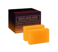 Savon naturel au curcuma, savon artisanal au curcuma pur pour le visage et le corps, correcteur d'acné, de points noirs, hydratant, efface les ridules, raffermissant, amical (Type 3)