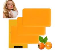 Savon naturel au kaki pour le visage et le corps,Élément désodorisant doux aux extraits de plantes pour un nettoyage rafraîchissant,adapté à un usage quotidien par les hommes et les femmes (3 PCS)